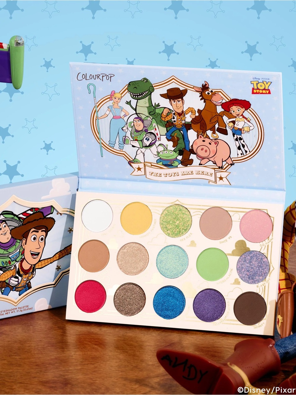 toy story x colourpop palette